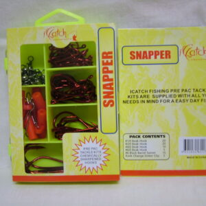 FISHING kit snapper red hooks