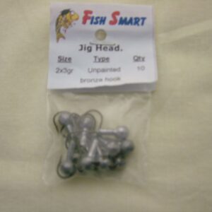 JIG HEAD #6X3GR 5PK painted