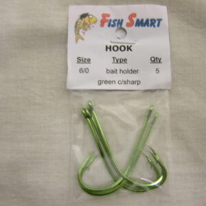 HOOK GREEN bait holder 6/0x5