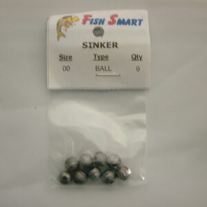 SINKER BALL  NO.00 X 9PCS