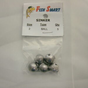 SINKER BALL  NO. 2 X 5PCS