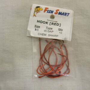 HOOK RED W/G 5/0 P/PXI0
