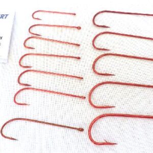HOOK RED CARL. 1/0  P/P 10