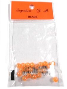 BEAD PLASTIC ORANGE