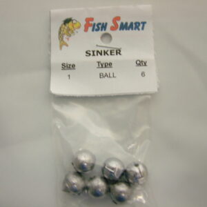 SINKER BALL  NO.1 X 6PCS
